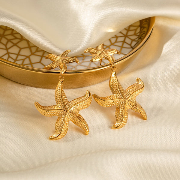 Starfish INS Pendant Earrings